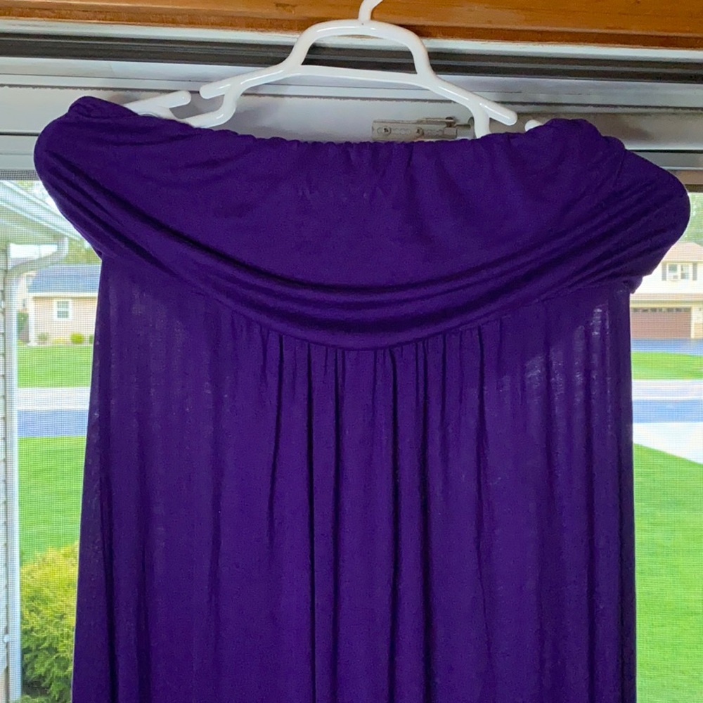 24/7 Comfort (JCPenny) Purple Maxi Dress